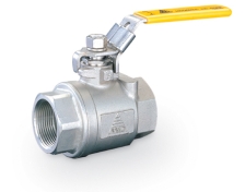 VAN BI 2 MẢNH, INOX 316, NỐI REN BSPT, V-106                 